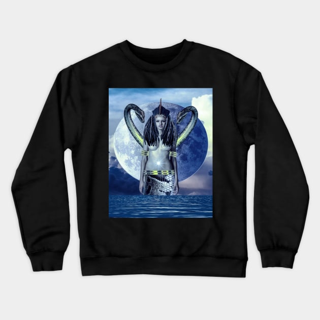 NNE MMIRI / MAMI WATA BY SIRIUS UGO ART Crewneck Sweatshirt by uchenigbo